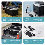 Carregar imagem no visualizador da galeria, Geladeira Automotiva Portátil 20L Kookin Compressor 12V/24V 110V/220V