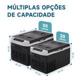 Carregar imagem no visualizador da galeria, Geladeira Automotiva Portátil 20L Kookin Compressor 12V/24V 110V/220V