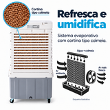 Carregar imagem no visualizador da galeria, Climatizador De Ar Kookin Knca850 3 Velocidades Com Rodízios